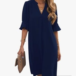 Women's Navy Blue Dress XL New